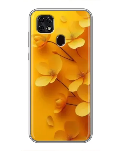 Чехол для ZTE Blade 20 Smart с картинкой «Золотые лепестки» Чехол для ZTE Blade 20 Smart с картинкой «Золотые лепестки»