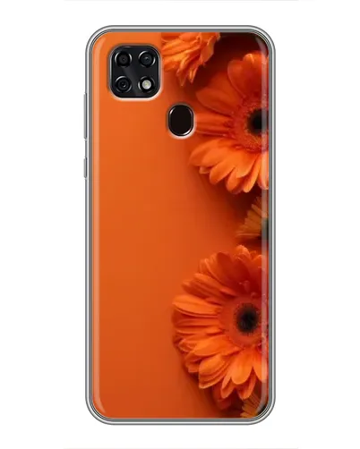 Чехол для ZTE Blade 20 Smart с картинкой «Оранжевые герберы» Чехол для ZTE Blade 20 Smart с картинкой «Оранжевые герберы»