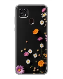 Чехол для ZTE Blade 20 Smart с картинкой «Цветочная композиция» Чехол для ZTE Blade 20 Smart с картинкой «Цветочная композиция»