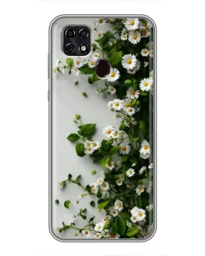 Чехол для ZTE Blade 20 Smart с картинкой «Ветка мелких белых цветов» Чехол для ZTE Blade 20 Smart с картинкой «Ветка мелких белых цветов»