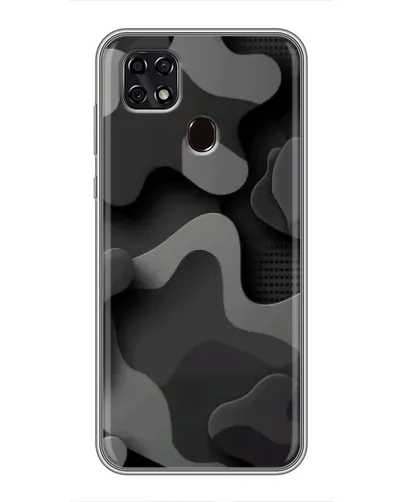 Чехол для ZTE Blade 20 Smart с картинкой «Темный абстрактный камуфляж» Чехол для ZTE Blade 20 Smart с картинкой «Темный абстрактный камуфляж»
