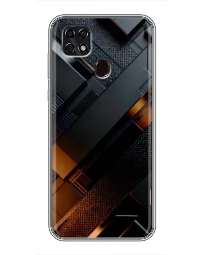 Чехол для ZTE Blade 20 Smart с картинкой «Черные геометрические блоки» Чехол для ZTE Blade 20 Smart с картинкой «Черные геометрические блоки»