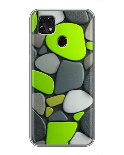 Чехол для ZTE Blade 20 Smart с картинкой «Яркая неоновая галька» Чехол для ZTE Blade 20 Smart с картинкой «Яркая неоновая галька»