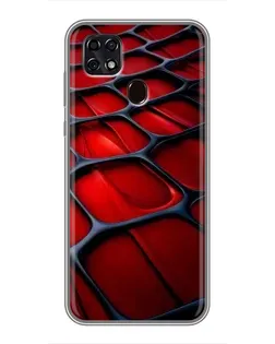 Чехол для ZTE Blade 20 Smart с картинкой «Красная глянцевая сетка» Чехол для ZTE Blade 20 Smart с картинкой «Красная глянцевая сетка»