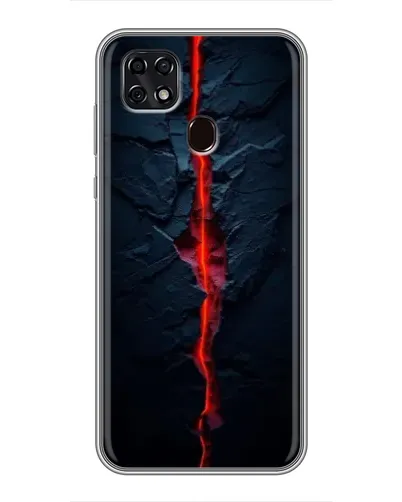 Чехол для ZTE Blade 20 Smart с картинкой «Kрасная лавовая трещина» Чехол для ZTE Blade 20 Smart с картинкой «Kрасная лавовая трещина»