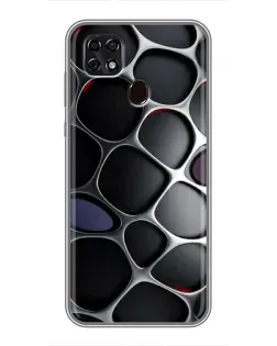 Чехол для ZTE Blade 20 Smart с картинкой «Объемная темная решетка» Чехол для ZTE Blade 20 Smart с картинкой «Объемная темная решетка»