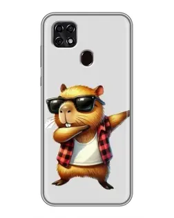 Чохол для ZTE Blade 20 Smart з картинкою «Капібара репер даб» Чохол для ZTE Blade 20 Smart з картинкою «Капібара репер даб»