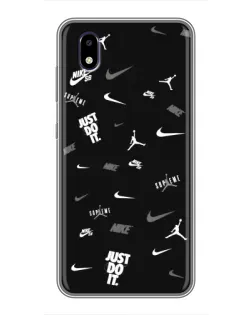 Чехол для ZTE Blade A3 (2020) с картинкой «Nike Black Pattern» Чехол для ZTE Blade A3 (2020) с картинкой «Nike Black Pattern»