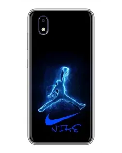 Чехол для ZTE Blade A3 (2020) с картинкой «Jordan Neon Blue» Чехол для ZTE Blade A3 (2020) с картинкой «Jordan Neon Blue»