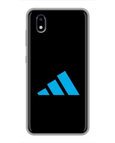 Чехол для ZTE Blade A3 (2020) с картинкой «Adidas Cyan Logo»