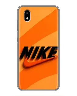 Чехол для ZTE Blade A3 (2020) с картинкой «Оранжевый драйв Nike» Чехол для ZTE Blade A3 (2020) с картинкой «Оранжевый драйв Nike»