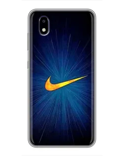 Чехол для ZTE Blade A3 (2020) с картинкой «Синий пульс Nike» Чехол для ZTE Blade A3 (2020) с картинкой «Синий пульс Nike»