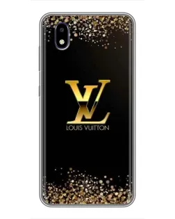 Чехол для ZTE Blade A3 (2020) с картинкой «LV — золотые искры» Чехол для ZTE Blade A3 (2020) с картинкой «LV — золотые искры»