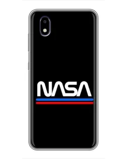 Чехол для ZTE Blade A3 (2020) с картинкой «NASA — классика Red Blue» Чехол для ZTE Blade A3 (2020) с картинкой «NASA — классика Red Blue»