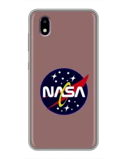 Чехол для ZTE Blade A3 (2020) с картинкой «NASA — ретро космос» Чехол для ZTE Blade A3 (2020) с картинкой «NASA — ретро космос»