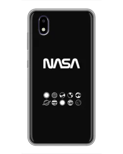 Чехол для ZTE Blade A3 (2020) с картинкой «NASA — технический принт» Чехол для ZTE Blade A3 (2020) с картинкой «NASA — технический принт»