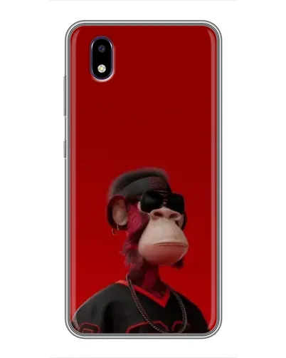 Чехол для ZTE Blade A3 (2020) с картинкой «Bored Ape в красном» Чехол для ZTE Blade A3 (2020) с картинкой «Bored Ape в красном»