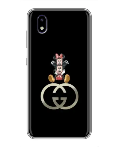 Чехол для ZTE Blade A3 (2020) с картинкой «Минни Маус на лого»