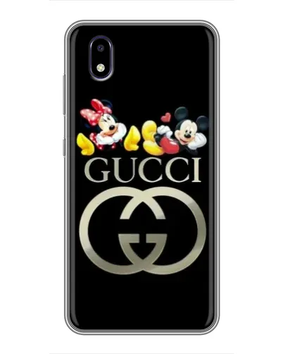 Чехол для ZTE Blade A3 (2020) с картинкой «Gucci — герои Disney»