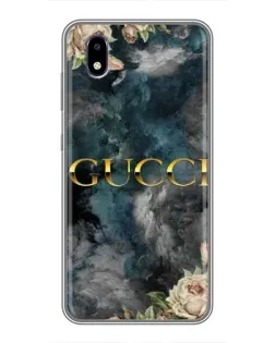 Чехол для ZTE Blade A3 (2020) с картинкой «Абстрактные цветы Gucci»