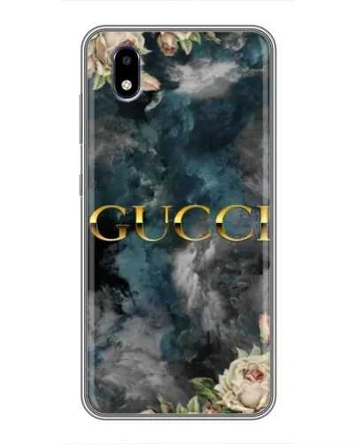 Чехол для ZTE Blade A3 (2020) с картинкой «Абстрактные цветы Gucci»