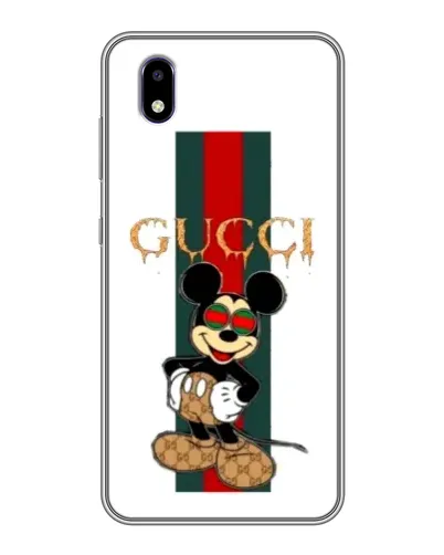 Чехол для ZTE Blade A3 (2020) с картинкой «Микки Маус Gucci — полосы»