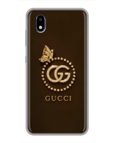 Чехол для ZTE Blade A3 (2020) с картинкой «Gucci — золотая бабочка»