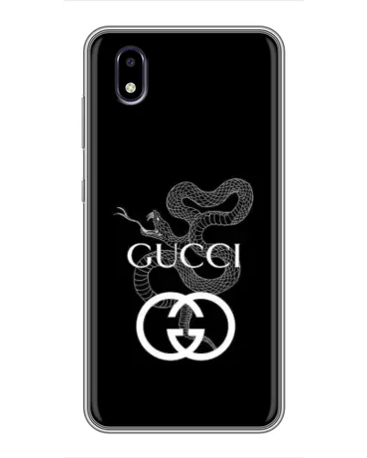 Чехол для ZTE Blade A3 (2020) с картинкой «Gucci — серебряная змея»