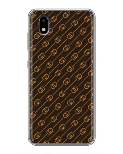 Чехол для ZTE Blade A3 (2020) с картинкой «Gucci — золотые диагонали»