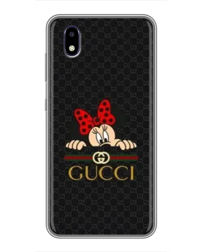 Чехол для ZTE Blade A3 (2020) с картинкой «Минни Маус Gucci — черный»