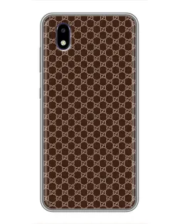 Чехол для ZTE Blade A3 (2020) с картинкой «Gucci — шоколадная сетка»