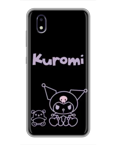 Чехол для ZTE Blade A3 (2020) с картинкой «Kuromi — черный минимализм» Чехол для ZTE Blade A3 (2020) с картинкой «Kuromi — черный минимализм»