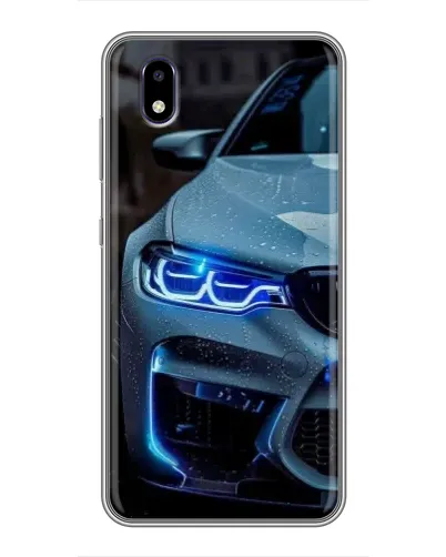 Чехол для ZTE Blade A3 (2020) с картинкой «Взгляд BMW с синими фарами»