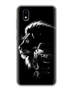 Чехол для ZTE Blade A3 (2020) с картинкой «BMW и лев» Чехол для ZTE Blade A3 (2020) с картинкой «BMW и лев»
