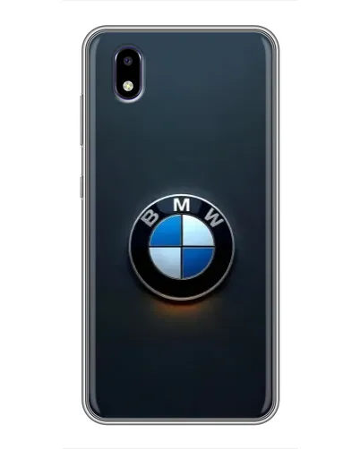 Чехол для ZTE Blade A3 (2020) с картинкой «Логотип BMW — минимализм»
