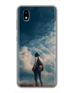 Чехол для ZTE Blade A3 (2020) с картинкой «Герой PUBG на скале» Чехол для ZTE Blade A3 (2020) с картинкой «Герой PUBG на скале»