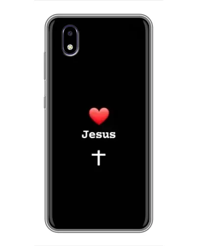 Чехол для ZTE Blade A3 (2020) с картинкой «Сердце - Jesus» Чехол для ZTE Blade A3 (2020) с картинкой «Сердце - Jesus»