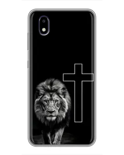 Чехол для ZTE Blade A3 (2020) с картинкой «Лев и Крест»