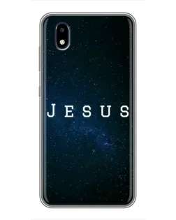 Чехол для ZTE Blade A3 (2020) с картинкой «Звездное небо Jesus»