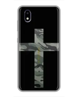 Чехол для ZTE Blade A3 (2020) с картинкой «Милитари Крест»