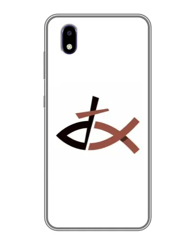 Чехол для ZTE Blade A3 (2020) с картинкой «Рыба и крест» Чехол для ZTE Blade A3 (2020) с картинкой «Рыба и крест»
