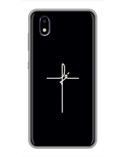 Чехол для ZTE Blade A3 (2020) с картинкой «Тонкий крест» Чехол для ZTE Blade A3 (2020) с картинкой «Тонкий крест»