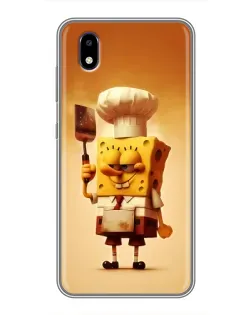Чохол для ZTE Blade A3 (2020) з картинкою «Губка Боб кухар»