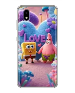 Чохол для ZTE Blade A3 (2020) з картинкою «Губка Боб Патрік»