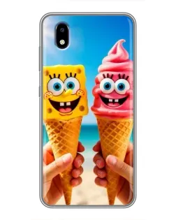 Чохол для ZTE Blade A3 (2020) з картинкою «Спанч Боб морозиво»