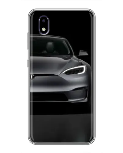 Чехол для ZTE Blade A3 (2020) с картинкой «Tesla Model S Look»