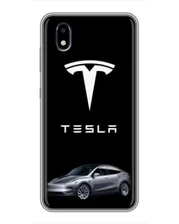 Чехол для ZTE Blade A3 (2020) с картинкой «Tesla Model Y» Чехол для ZTE Blade A3 (2020) с картинкой «Tesla Model Y»