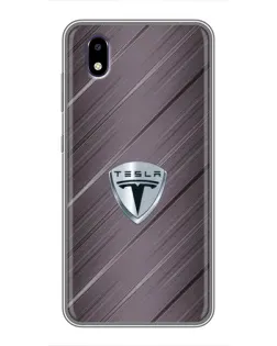 Чехол для ZTE Blade A3 (2020) с картинкой «Металлическая текстура Tesla» Чехол для ZTE Blade A3 (2020) с картинкой «Металлическая текстура Tesla»