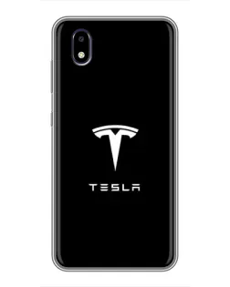 Чехол для ZTE Blade A3 (2020) с картинкой «Tesla White Logo» Чехол для ZTE Blade A3 (2020) с картинкой «Tesla White Logo»