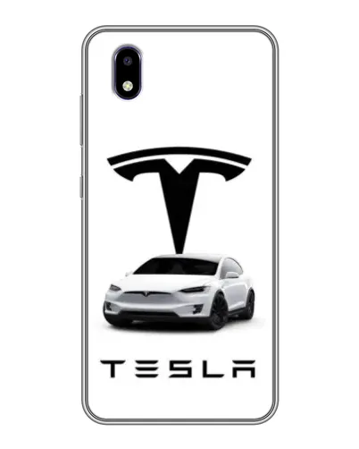 Чехол для ZTE Blade A3 (2020) с картинкой «Tesla White Style»